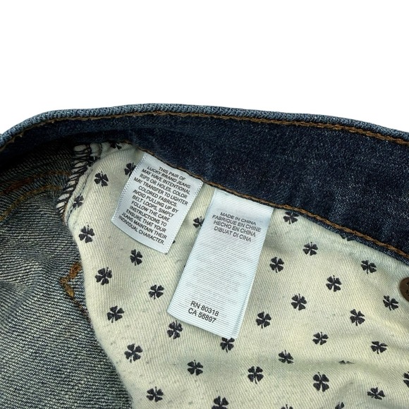 Lucky Brand 221 Straight 32X32 Men's Blue Jeans Cotton Blend Denim Pants - Picture 4 of 12